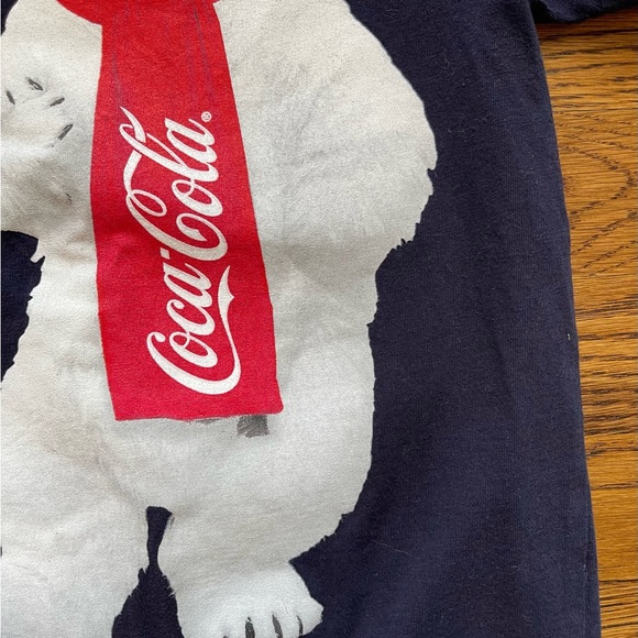 Coca-Cola Kids Navy Polar Bear Short Sleeve T-Shirt (4-5) - Picture 2 of 12